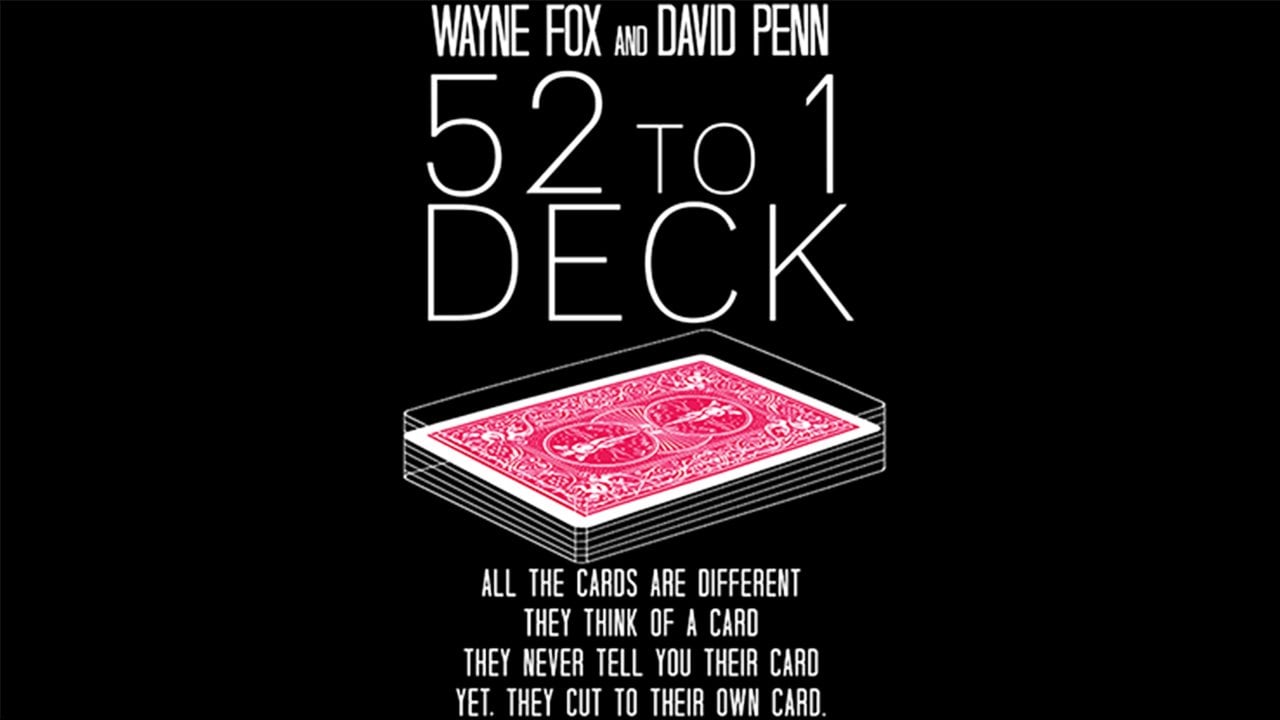 THE 52 TO 1 DECK RED